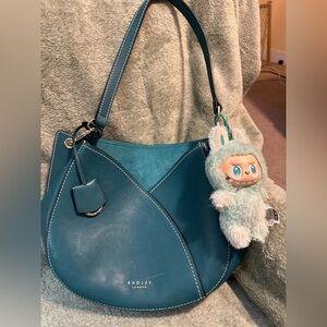 Radley London Blue Shoulder Bag with Charm